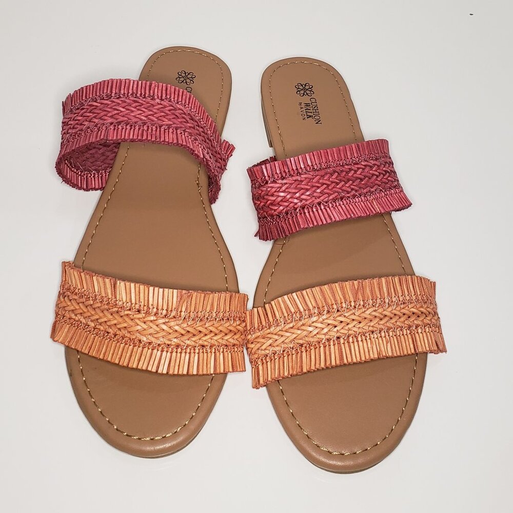 Cushion Walk by AVON Double Strap Slide Sandals